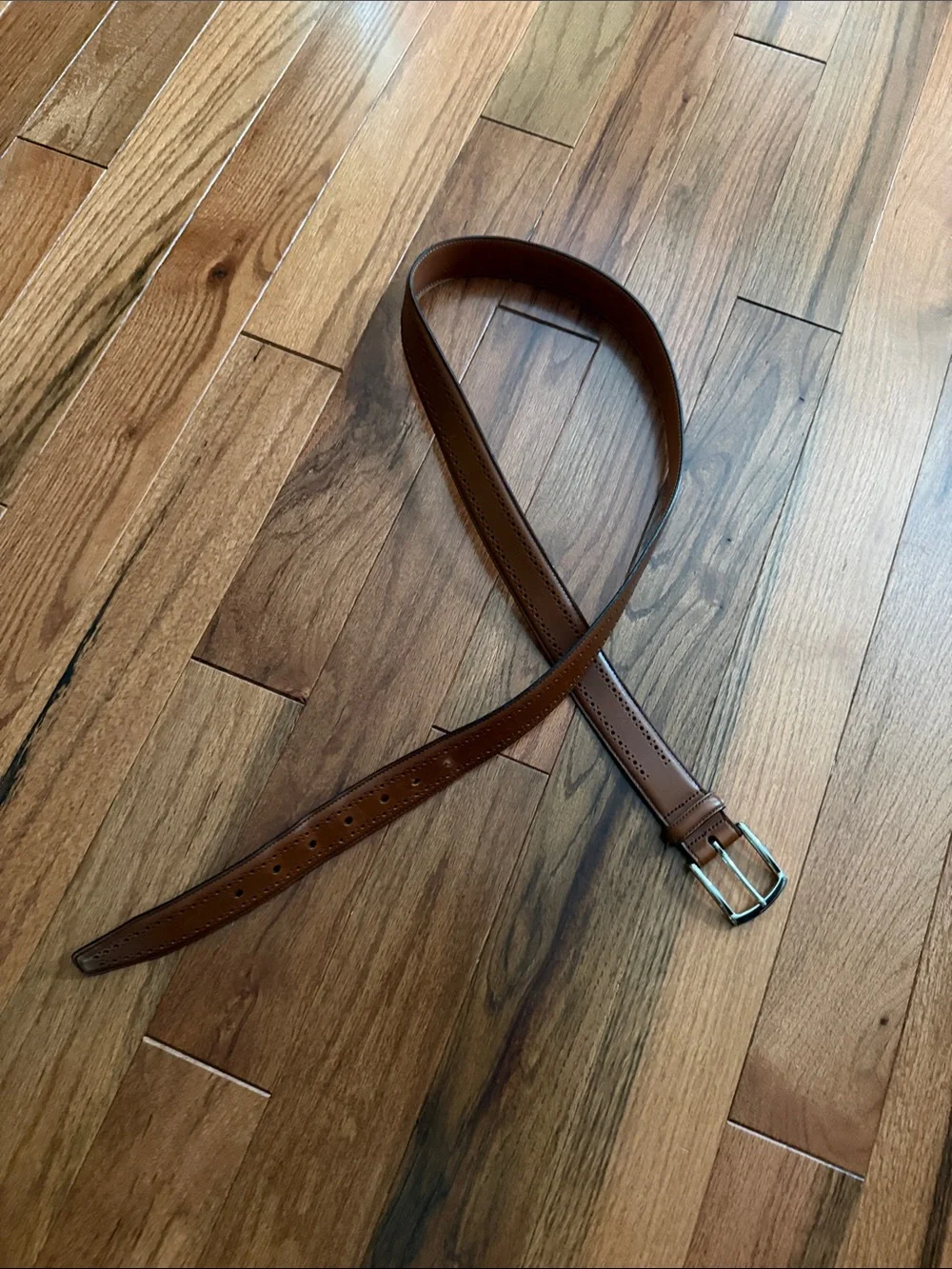 Allen Edmonds Classic Brown Leather Men's Belt